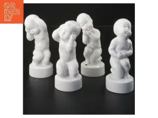 Porcelænsfigurer af de fire piner (str. 4 stk 11,5 cm) fra Bing & Grøndahl