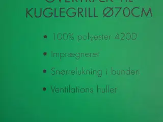 Overtræk til kuglegril