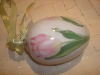Kgl GÅSEÆG 10 cm, Rosa tulipan, smuk, perfekt   