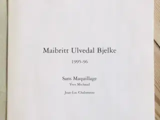 Maibritt Ulvedal Bjelke udstillingskatalog 1995-96