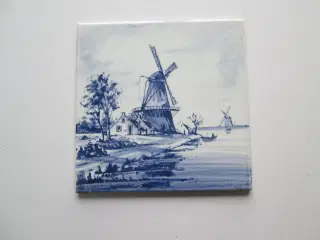 Flise fra Delfts i Holland