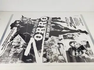 ⭐️- Plakat: Vintage - Zorro Den Sorte Rytter