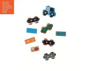 Træsæt med magnetiske togdele (str. 6,5 cm) fra Brio