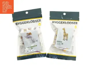 Byggeklodser sæt med 9 modeller