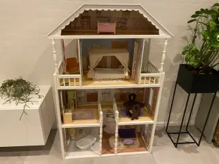 Fint Barbiehus med møbler