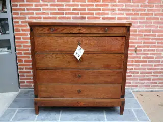 Gl stor kommode m/5 skuffer, B 120cm D 55cm H 125c