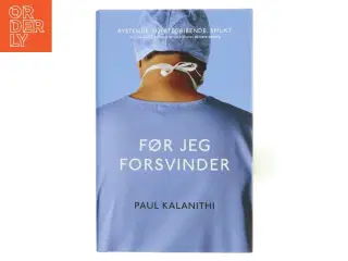 Før jeg forsvinder af Paul Kalanithi (Bog)