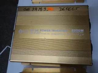 Inverter GREEN ENERGY Pure Sine Wave DC/AC Power 2000W