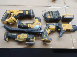 4 stk. elværktøj DEWALT