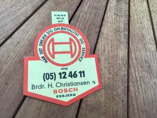 Bosch skilt gammelt 