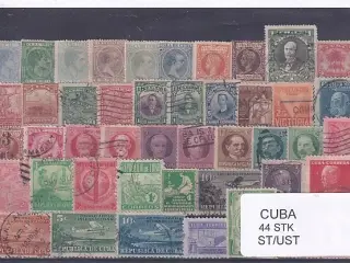 Cuba Samling - 44 stk Stemplet