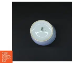 Blå vase med måge motiv fra B&G (str. 21 cm)