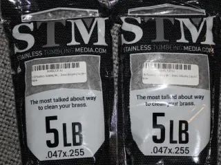 Rustfrie stålpinde til vådtumbling