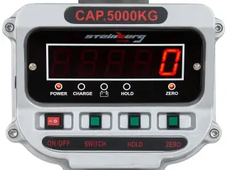 Kranvægt – 5000 kg / 1 kg – LED – fjernbetjening