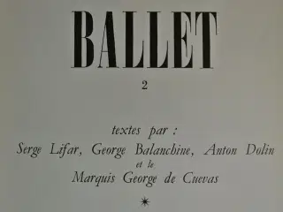 ballet no 2. fransk, photographies par serge lido,