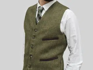 Tweed Vest 