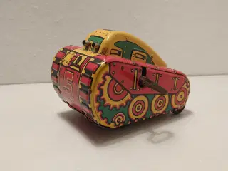 Bliklegetøj:Marx "turnover" tank.1950´erne. Virker