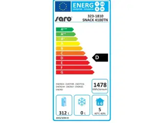  Refrigerated kølebord med 4 døre – SNACK 4100 TN