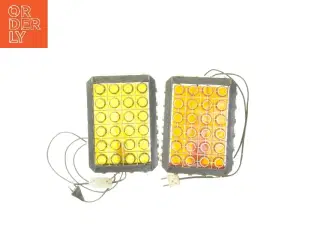 Retro væglamper med farvet glas (str. 22x8x17 cm)