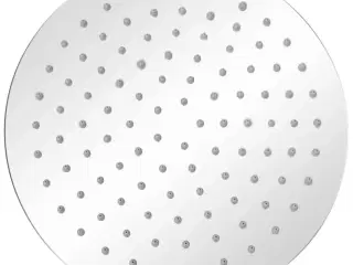 Brusehoved rustfrit stål 25 cm rund