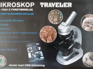 Traveler, Mikroskop m. Digital Okular til USB
