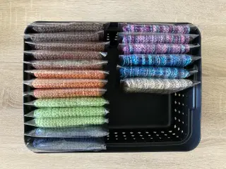 Strikkede karklude, 100% bomuld