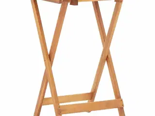 Foldbart havebord 60 x 75 cm massivt akacietræ