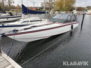 Speedbåd Welcraft med bådstativ