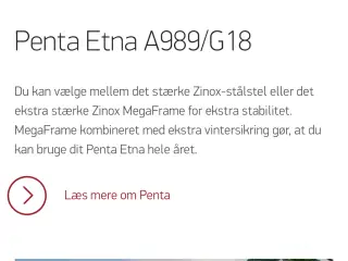 Isabella penta etna A mål 989 med stænger