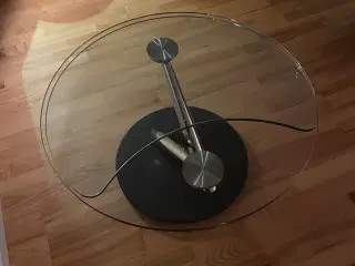 SOFABORD I GLAS OG STÅL
