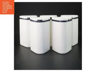 Opbevaringsbøtter, 5 styk fra Tupperware (str. 14 cm. 5 styk)