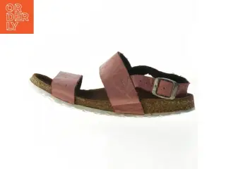 Lyserøde sandaler med rem (str. 39 )