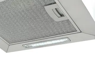 Hængende ø-emhætte med touchsensor LCD 55 cm rustfrit stål