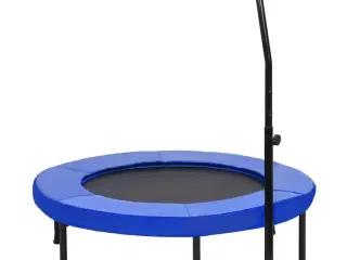 Fitnesstrampolin med håndtag og sikkerhedspude 102 cm