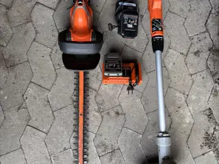 Græstrimmer og hækklipper