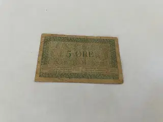 5 Øre Den Danske Brigade - Slidt