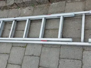 Alu skydestige 4 m 2 x 7 trin.