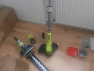 Ryobi Græstrimmer og Hækkeklipper