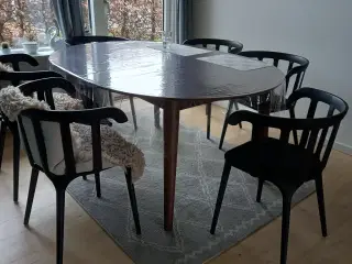 Spisebordsstole 5 stk 