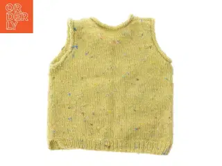 Strikket vest (str. Bryst, 33 cm. længde. 36 cm)