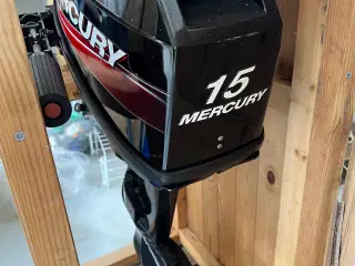 Mercury 15HK - 2 takt. + Quicksilver Gummibåd 