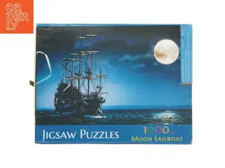 Jigsaw puzzle med måneskib fra InGooooD (str. 26x20 cm)