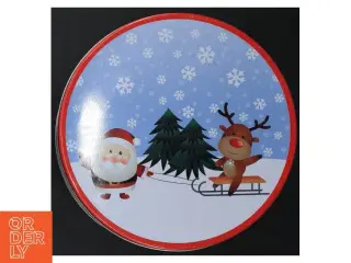 Julekagedåse fra Coop (str. Ø. 18 cm)