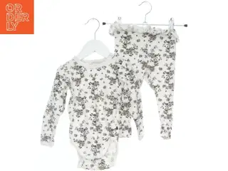 Baby bodystocking og leggings sæt fra Kids Up (str. 80)