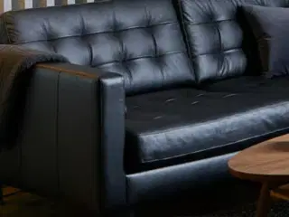 Lædersofa 3-pers. (IKEA / Ny pris: 6.900 kr)