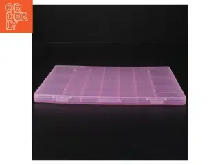 Transparent plastik opbevaringsboks (str. 23,5 x 18 cm)