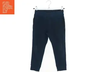 Blå sweatpants med lynlåslommer fra Uniqlo (str. 110)