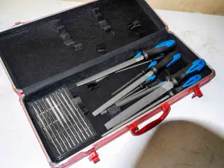 File-sæt  Biltema m.m. 11 stk. file Biltema og et 
