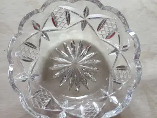 2 stk. Antikke Krystal skåle