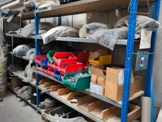 Lagerreol 2 fag UDEN indhold